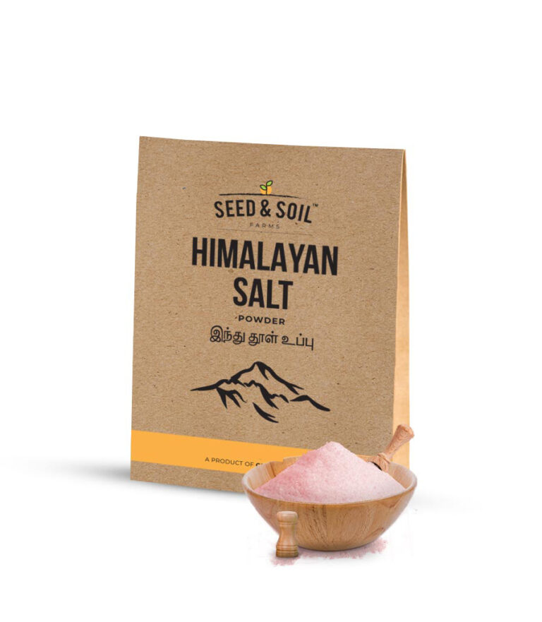 HIMALAYAN SALT POWDER இந்து தூள் உப்பு SEED & SOIL FARMS